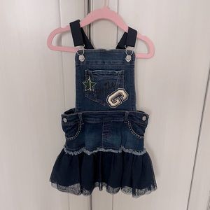 MAYORAL
2-in-1 Denim Pinafore Dress